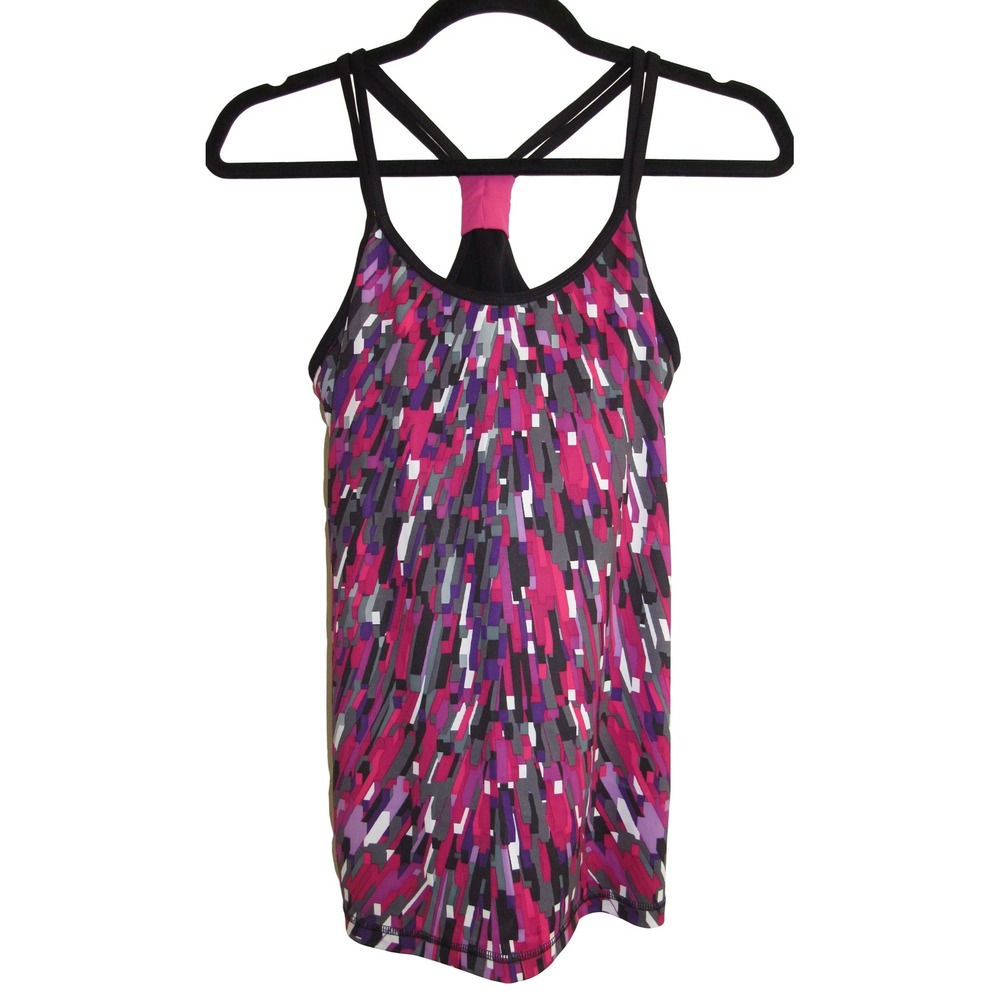Xersion Workout‎ Tank w/ Built in Shelf Bra Support Women's M